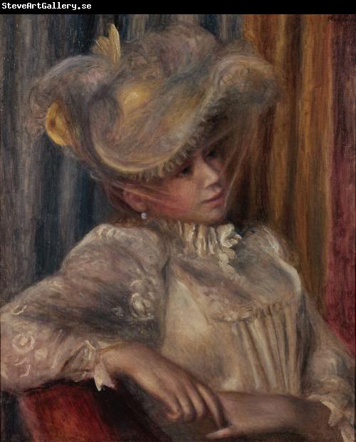 Pierre-Auguste Renoir Woman with a Hat